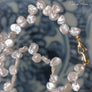 White Freshwater Keshi Pearl Necklace with 14K Gold Clasp - OutOfAsia